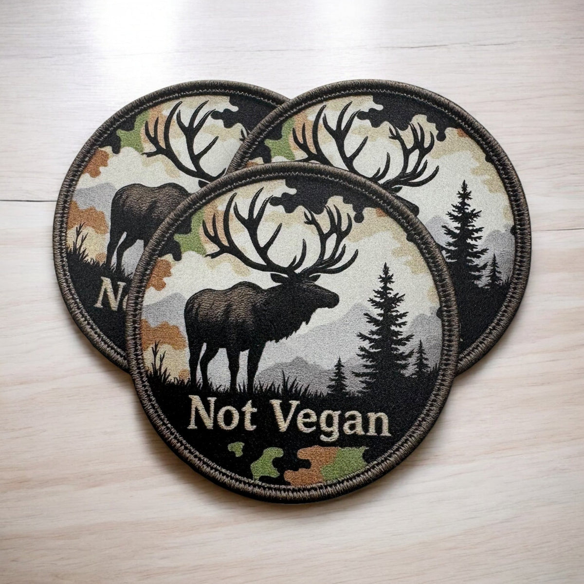 Not Vegan - UV Printed Patch - LoneStar Adhesive
