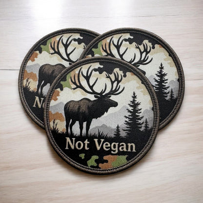 Not Vegan - UV Printed Patch - LoneStar Adhesive