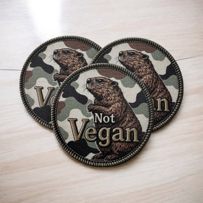 Not Vegan - UV Printed Patch - LoneStar Adhesive