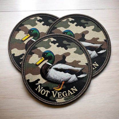 Not Vegan - UV Printed Patch - LoneStar Adhesive