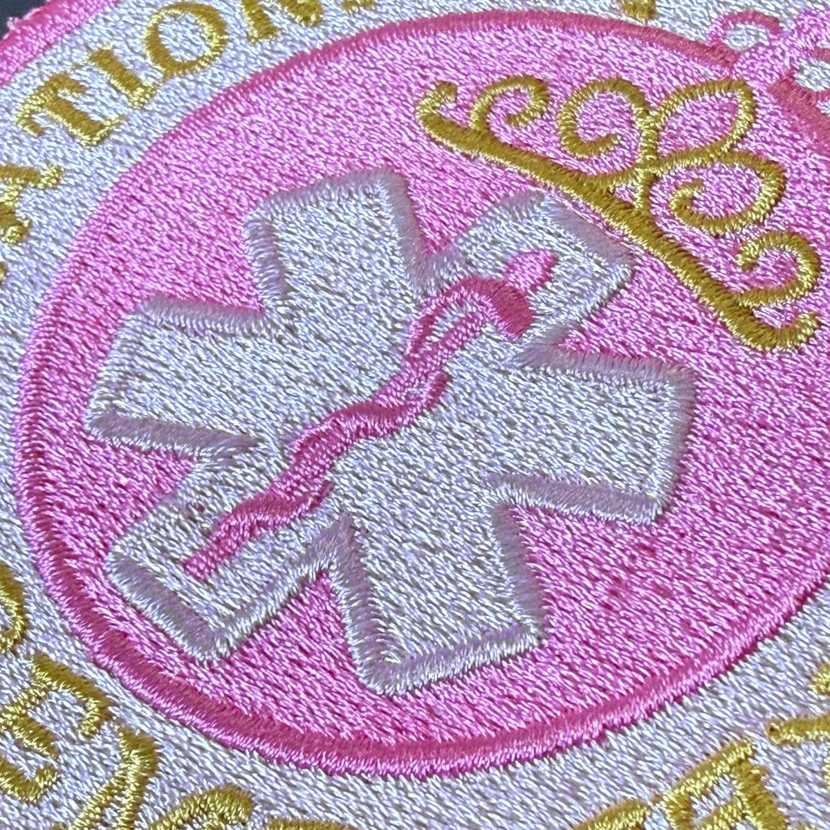 NREMT Princess Funny Medic Embroidered Morale Patch, 3.3x4" | VELCRO® Brand Hook Backing - #LoneStar Adhesive#