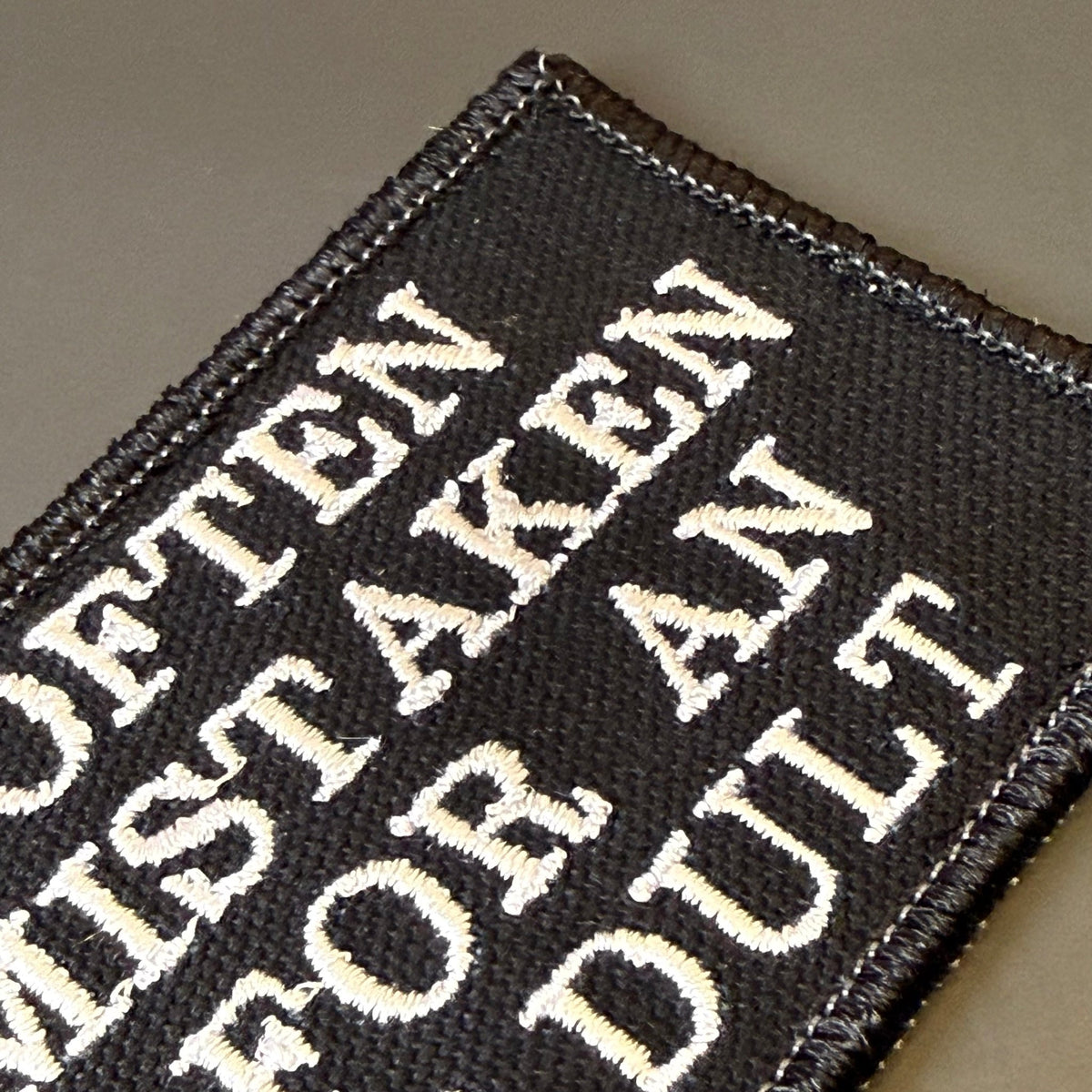 Often Mistaken For An Adult Funny Morale Patch, 2x3" | Made in USA | VELCRO® Brand Hook Backing - #LoneStar Adhesive#