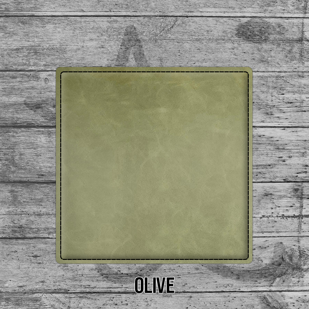 Coasters (6pk of 4" Square): Heritage Collection Premium Leatherette®