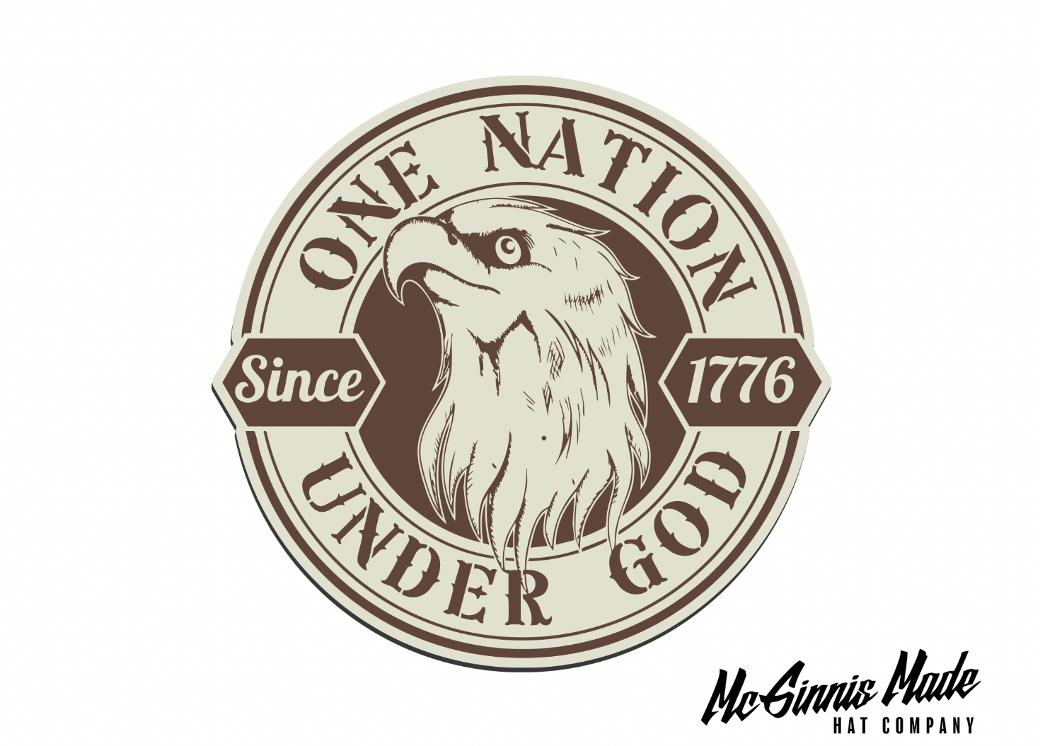 "One Nation Under God" UV Printed Patches - LoneStar Adhesive