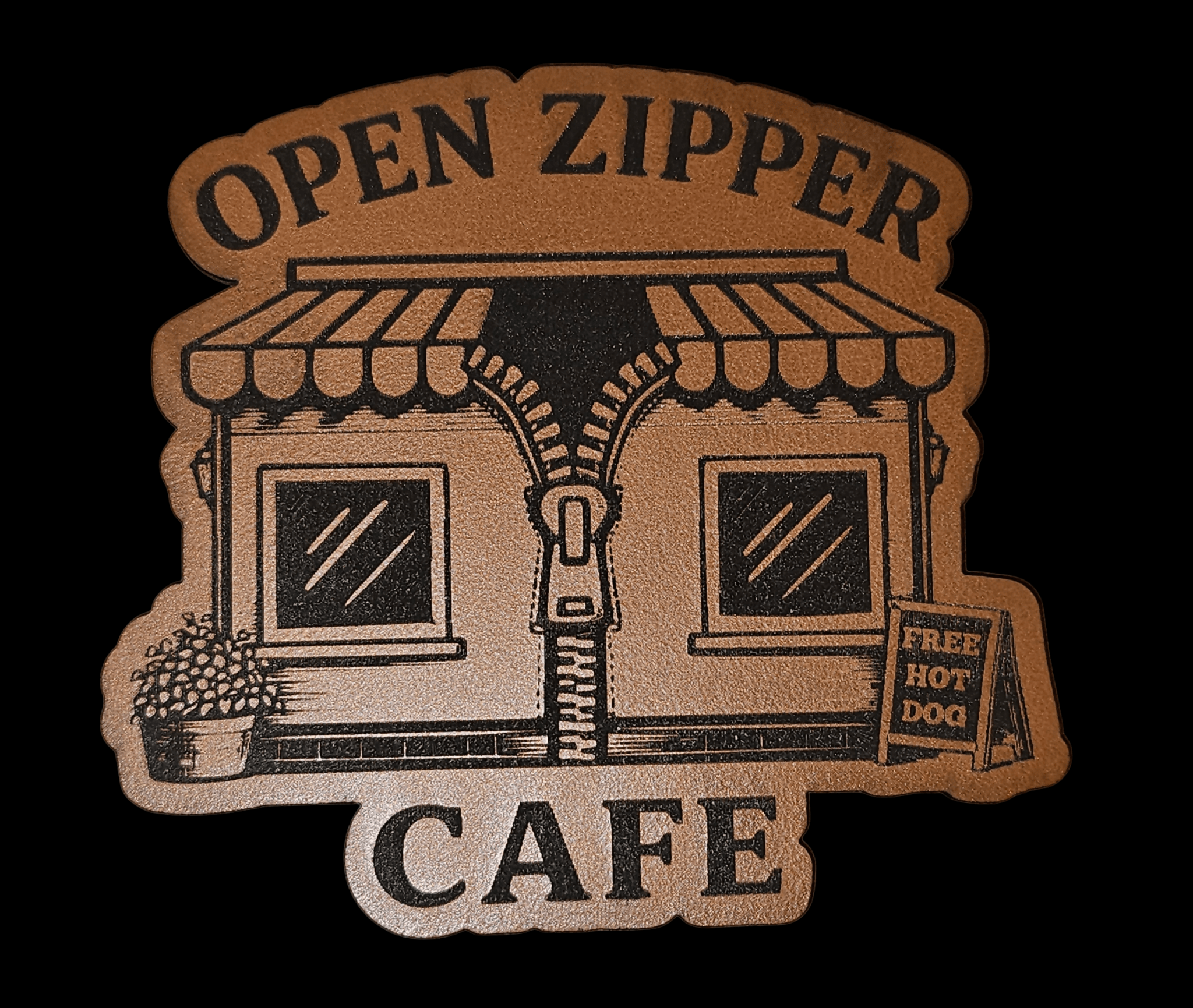 Open Zipper Cafe (Digital File Only) – Lone Star Adhesive