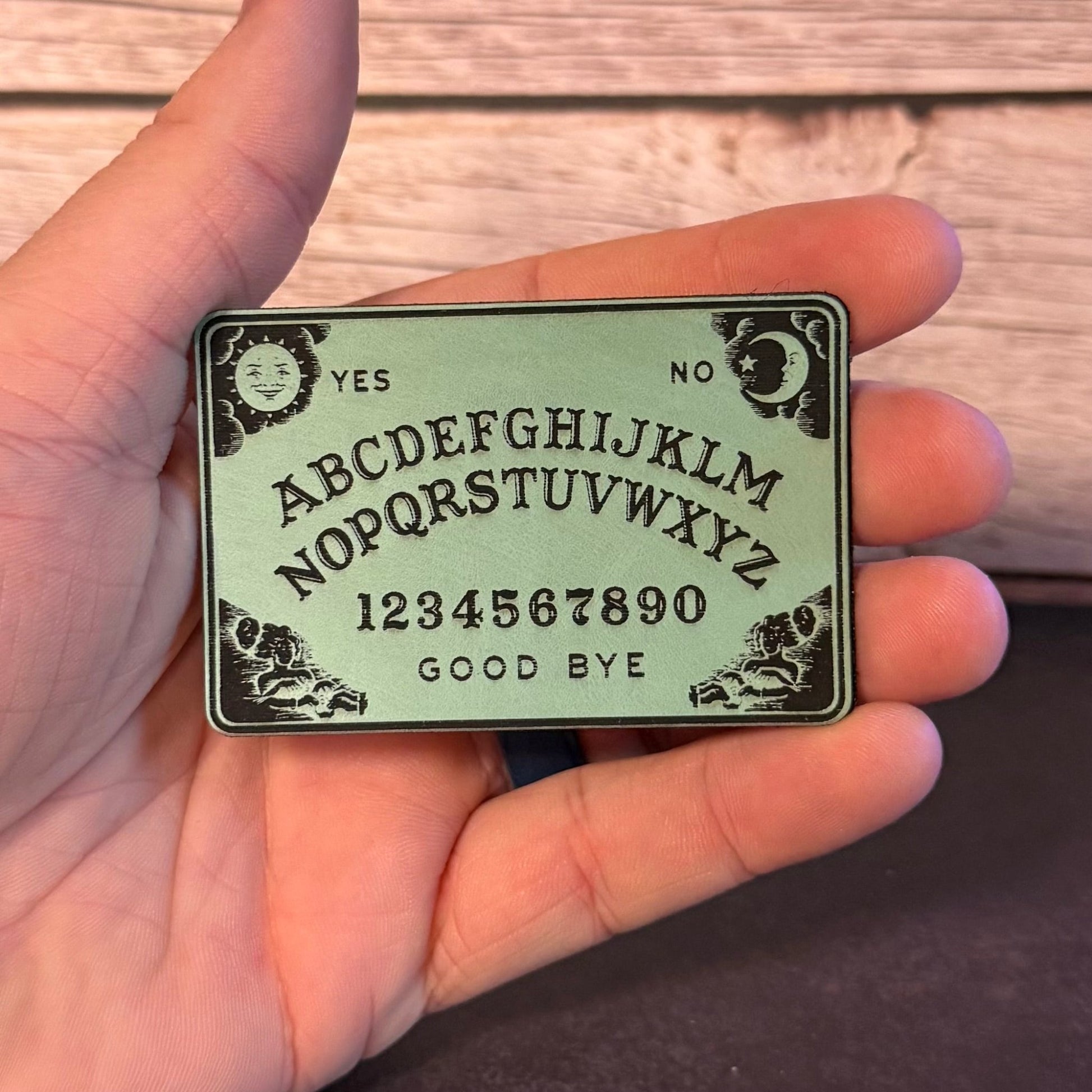 Ouija Talking Spirit Board Funny Morale Patch | Made in USA | VELCRO® Brand Hook Backing - LoneStar Adhesive