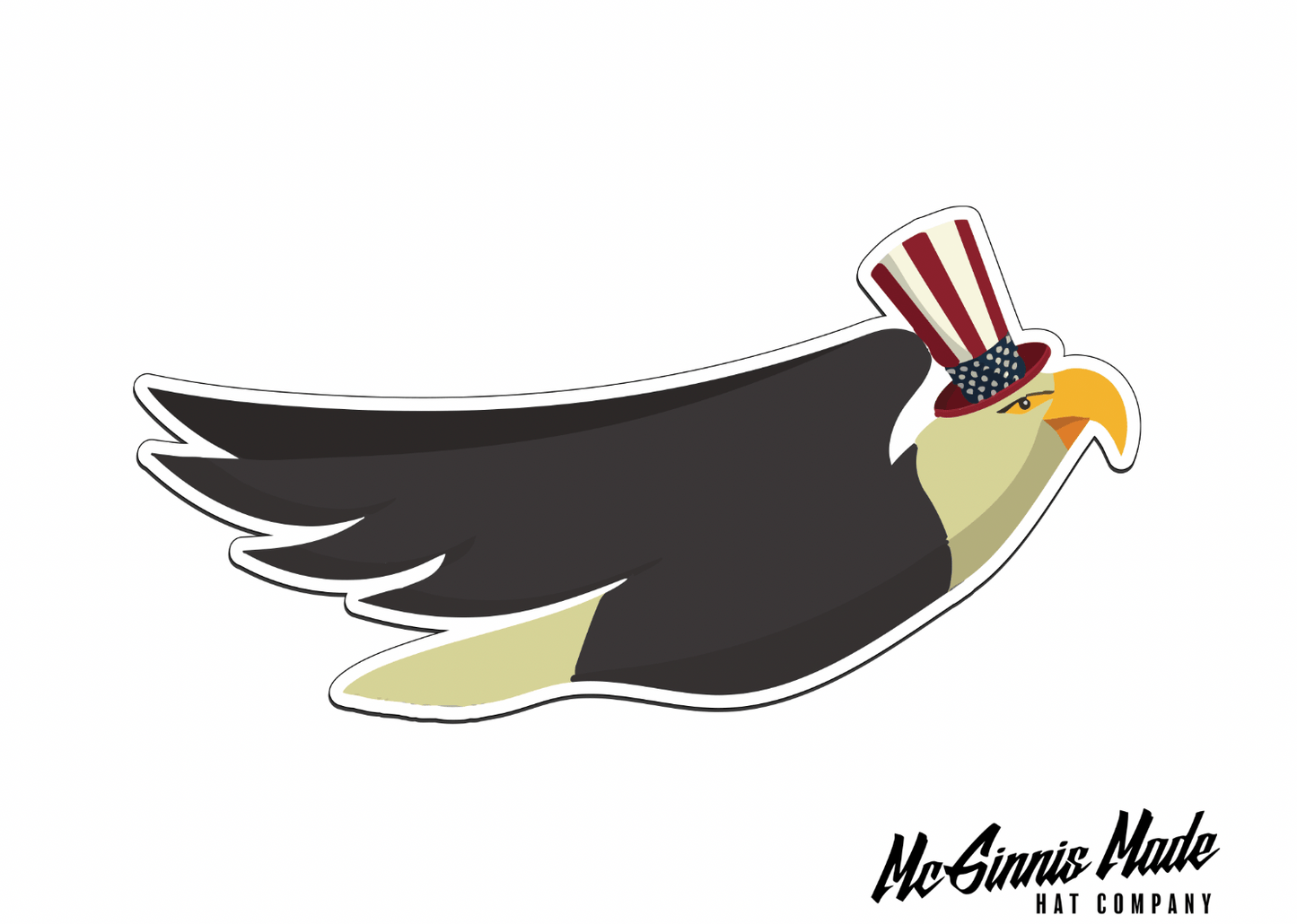 "Patriotic Eagle" UV Printed Patches - LoneStar Adhesive