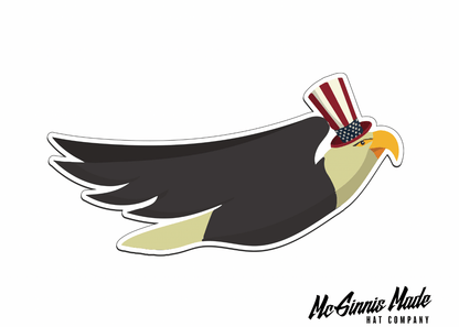 "Patriotic Eagle" UV Printed Patches - LoneStar Adhesive
