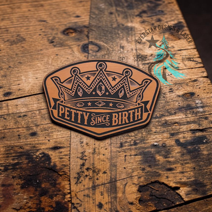 Petty Since Birth Leather Patch