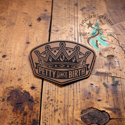 Petty Since Birth Leather Patch