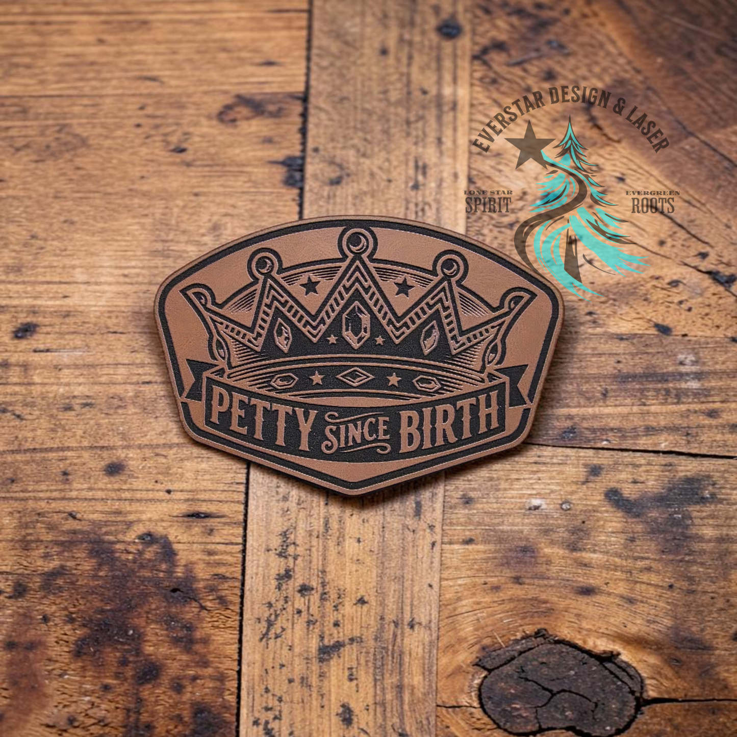Petty Since Birth Leather Patch