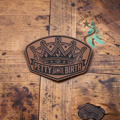 Petty Since Birth Leather Patch