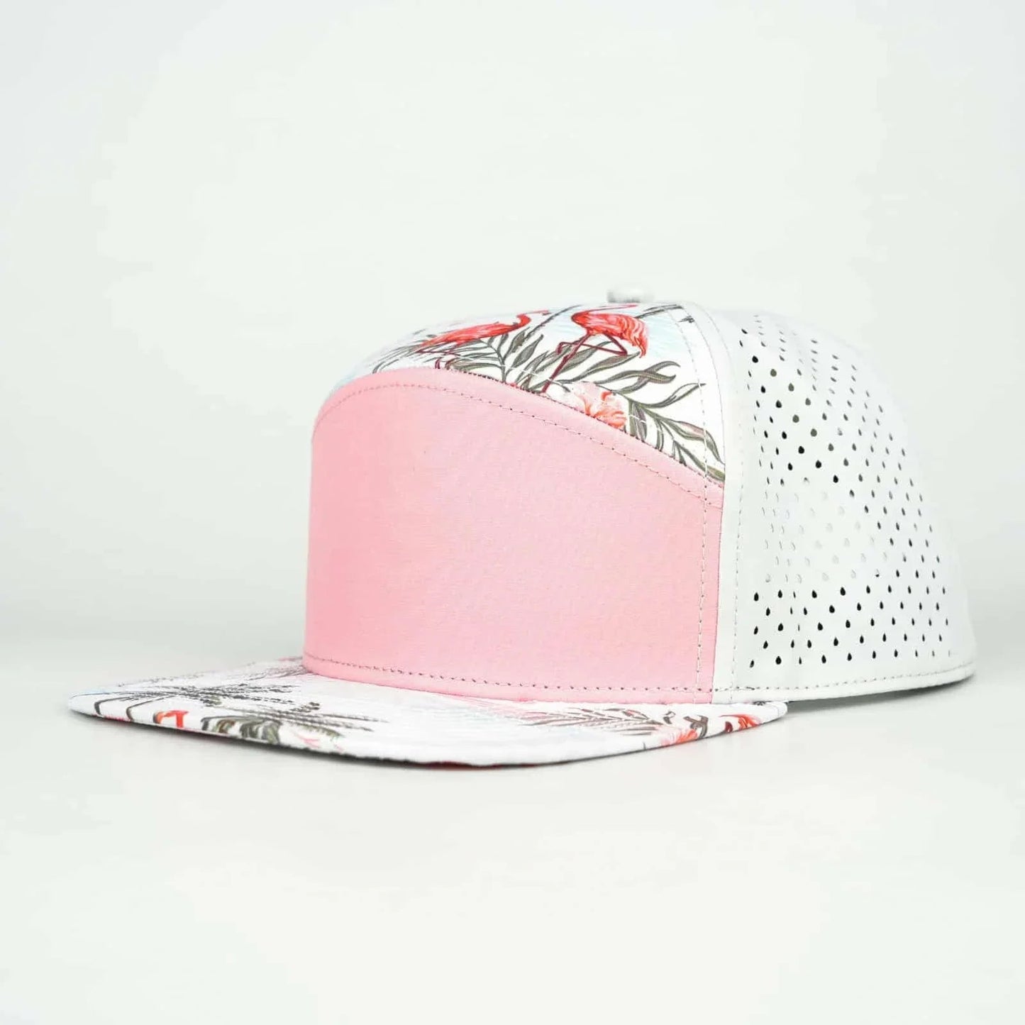 pink front with palms and off white back - LoneStar Adhesive