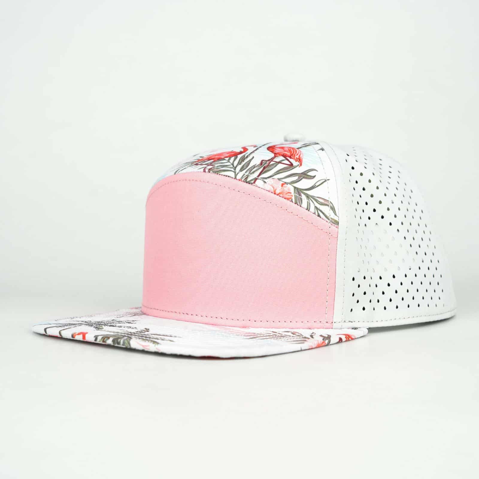 pink front with palms and off white back - LoneStar Adhesive