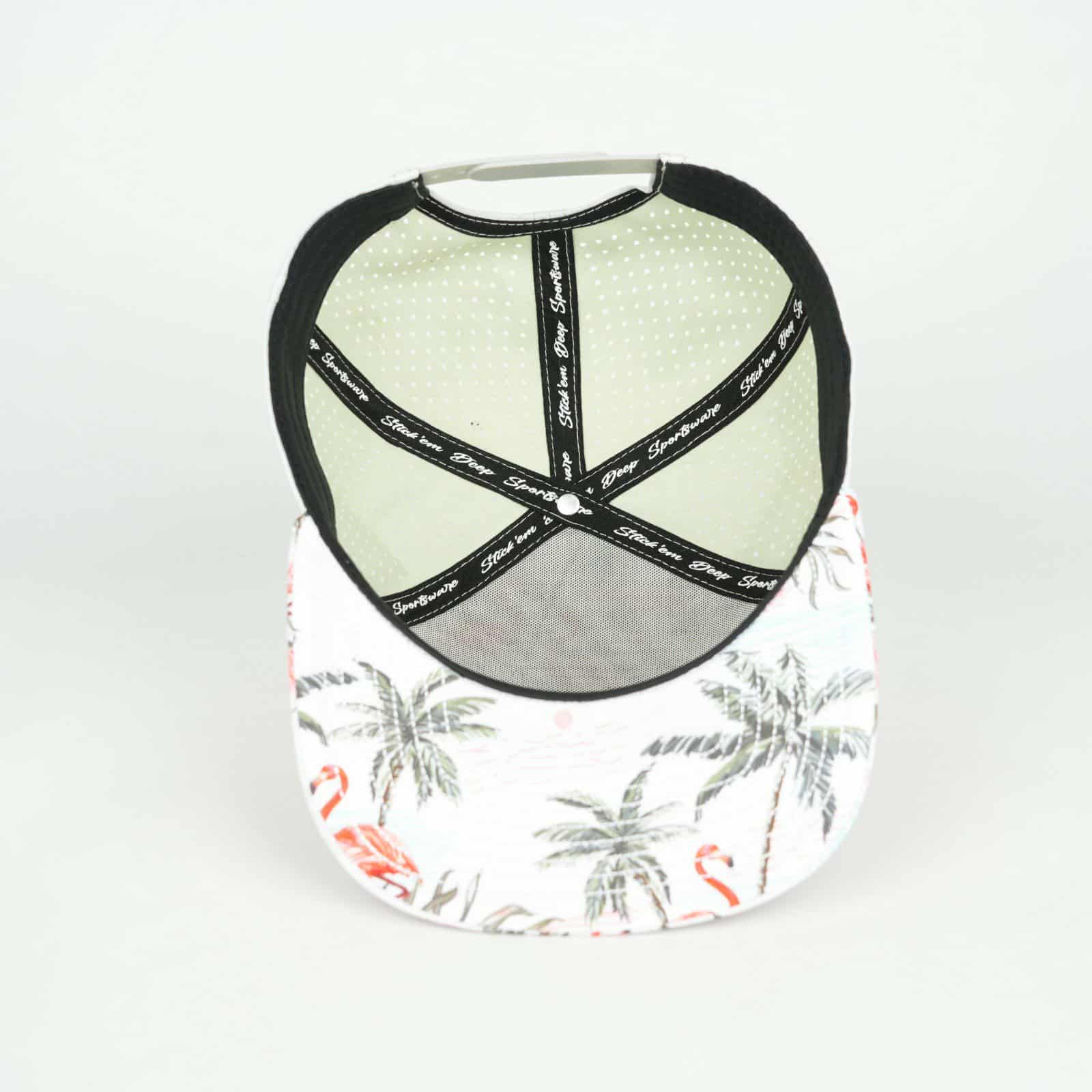 pink front with palms and off white back - LoneStar Adhesive