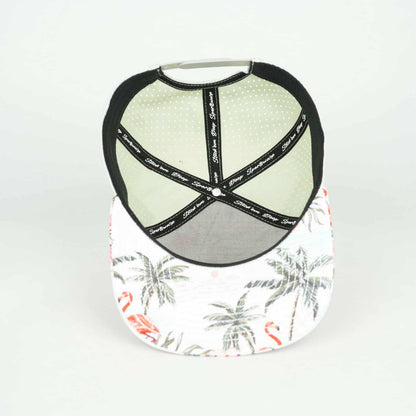 pink front with palms and off white back - LoneStar Adhesive