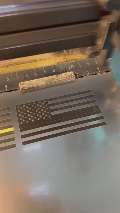 Acrylic: Stainless / Black / Yellow TriLayer Durra-Bull™ Laserable Panels (12"x24")