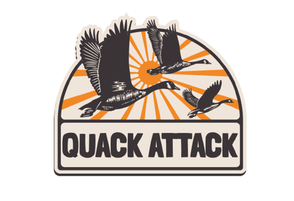 "Quack Attack" UV Printed Patches - LoneStar Adhesive