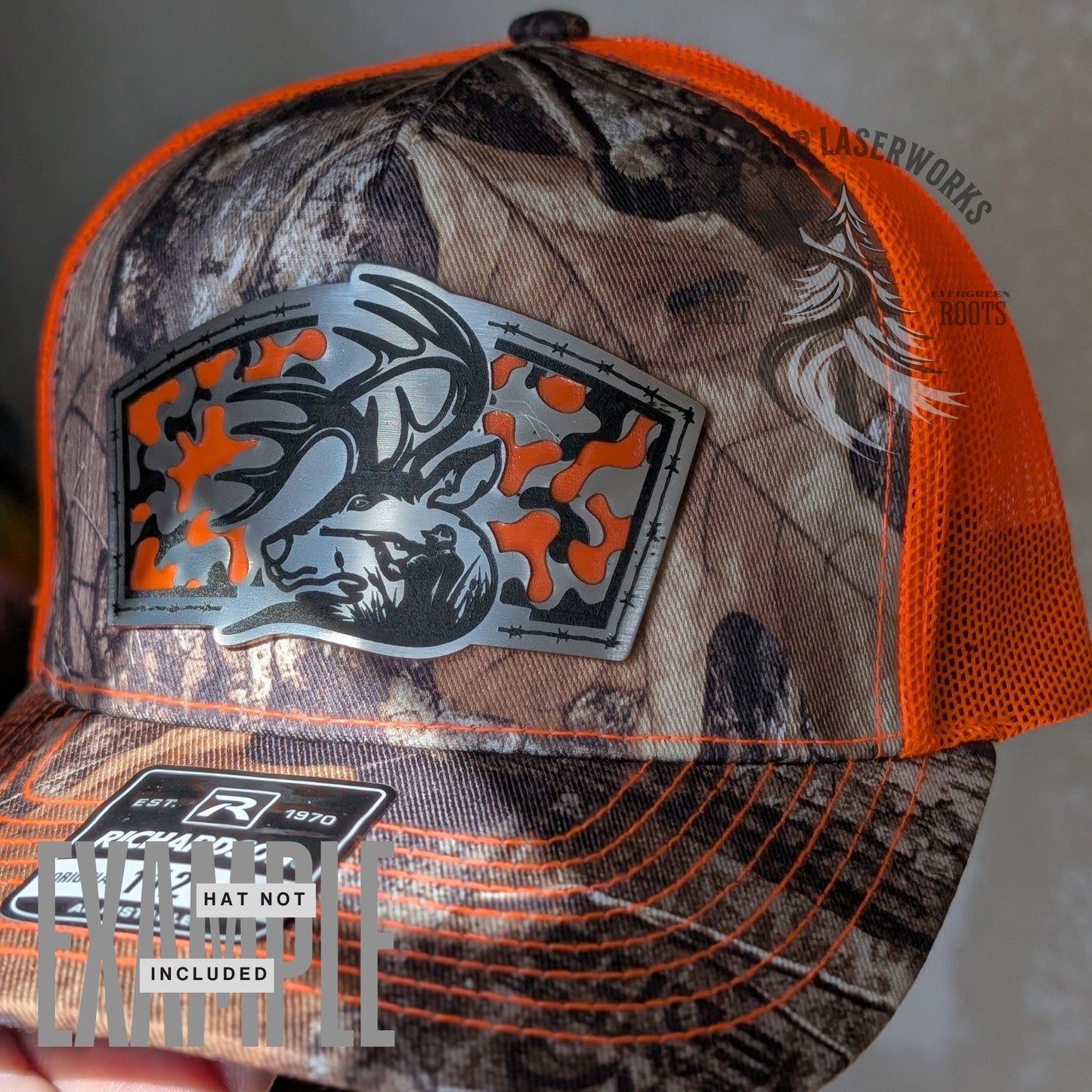 Rack Attack Hunter Stainless Acrylic Patch - LoneStar Adhesive