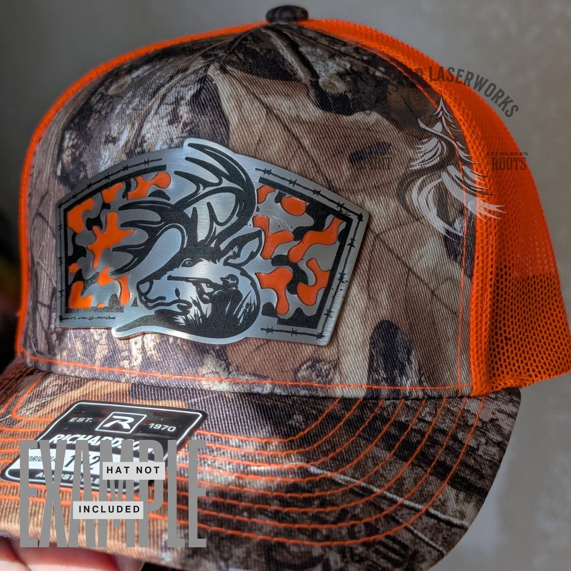 Rack Attack Hunter Stainless Acrylic Patch - LoneStar Adhesive