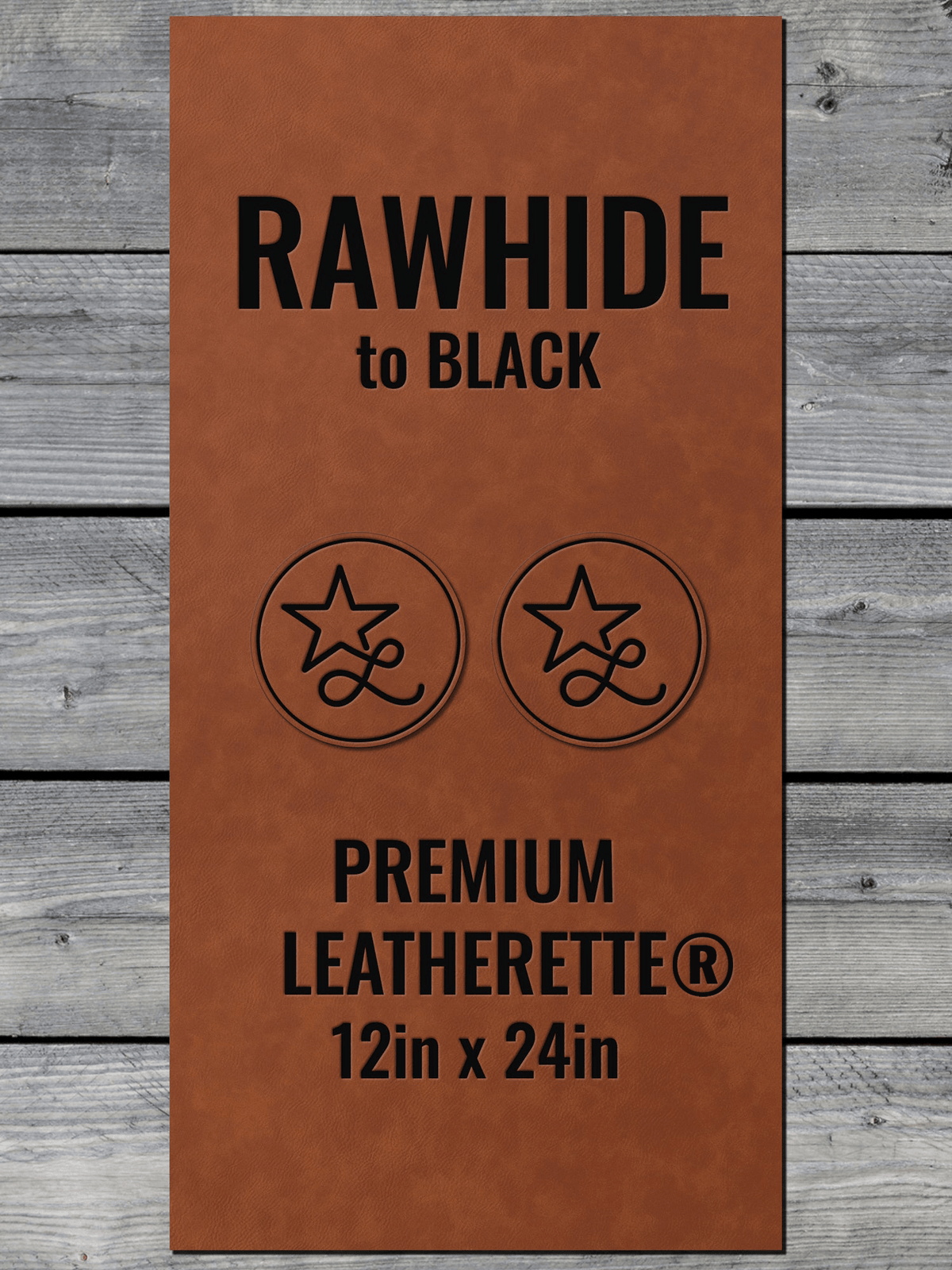 Rawhide / Black Durra-Bull Premium Leatherette® Sheets (12x24) – Lone ...