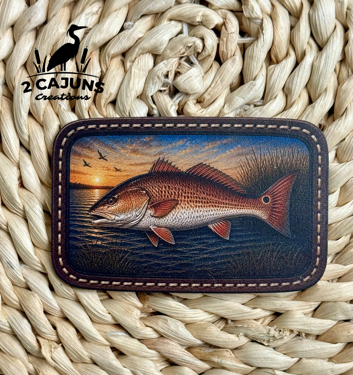 Redfish - Red Drum - UV Printed Hat Patch
