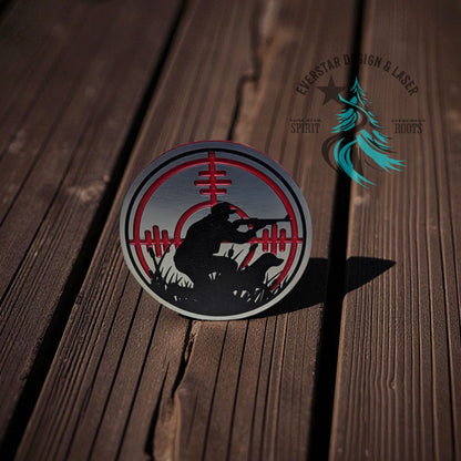 Redline Hunter Stainless Acrylic Patch - LoneStar Adhesive