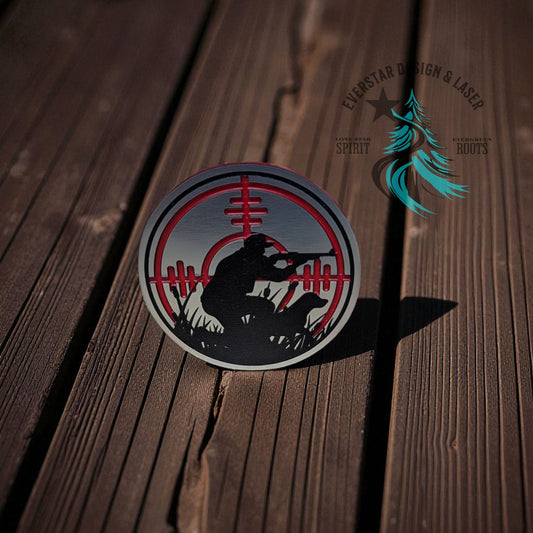 Redline Hunter Stainless Acrylic Patch - LoneStar Adhesive