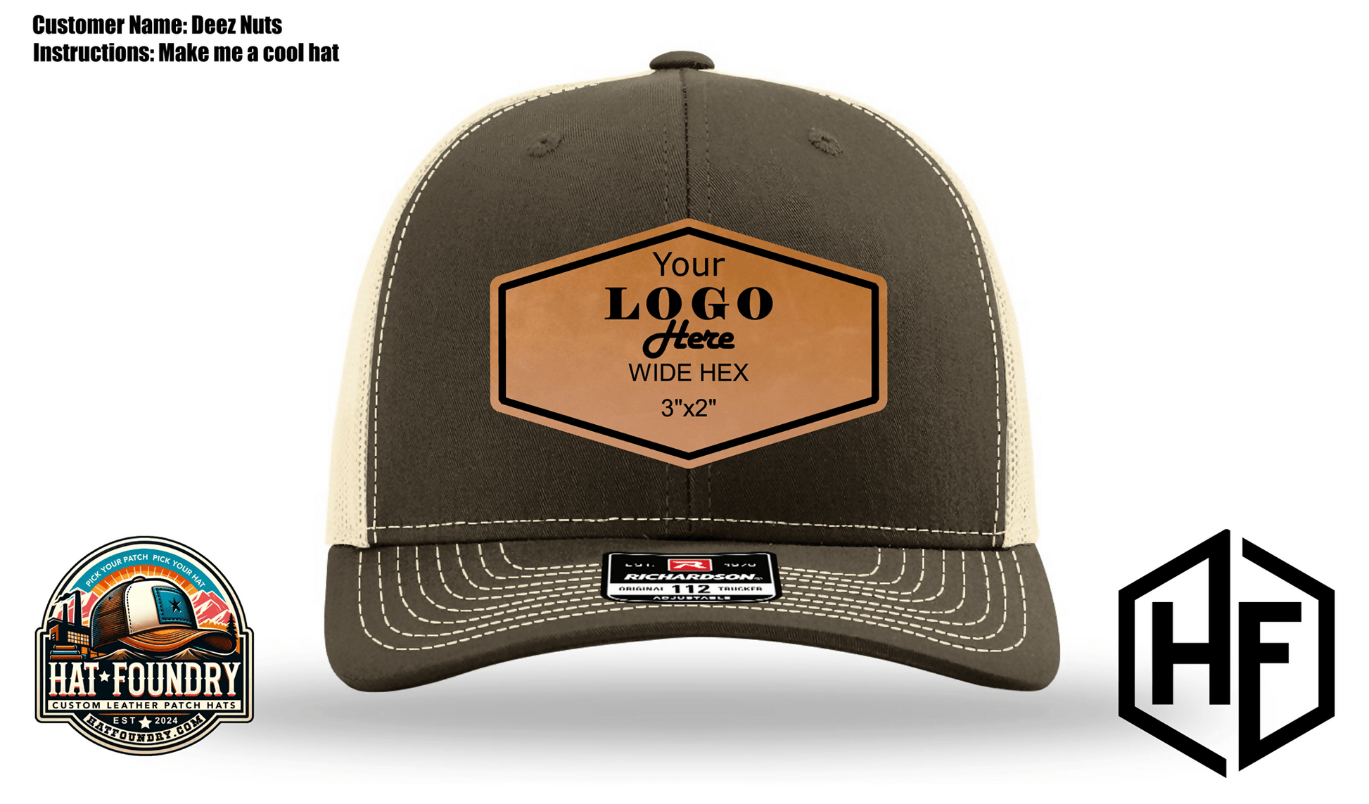 Adobe Illustrator Hat Patch Mockup Tool – Durrabull, Richardson