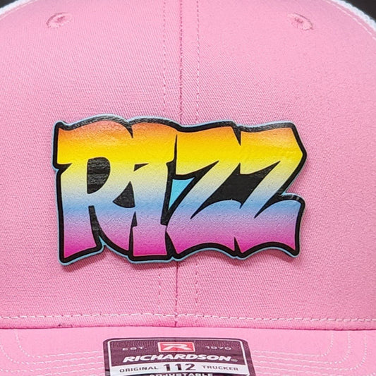 RIZZ Street Style UV Printed Leatherette Hat Patch - MR01 - LoneStar Adhesive