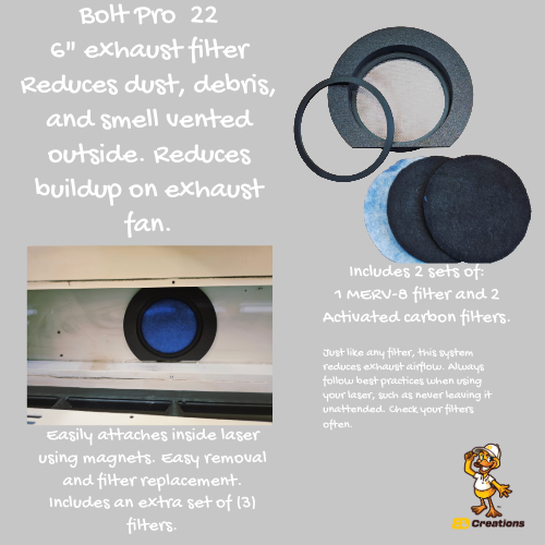 Bolt Pro 22 Exhaust Filter