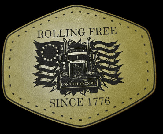 Rolling Free Since 1776 Rig Through Betsy Ross Flag - LoneStar Adhesive