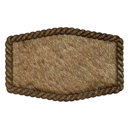 Rounded Hexagon with Rope Border - LoneStar Adhesive