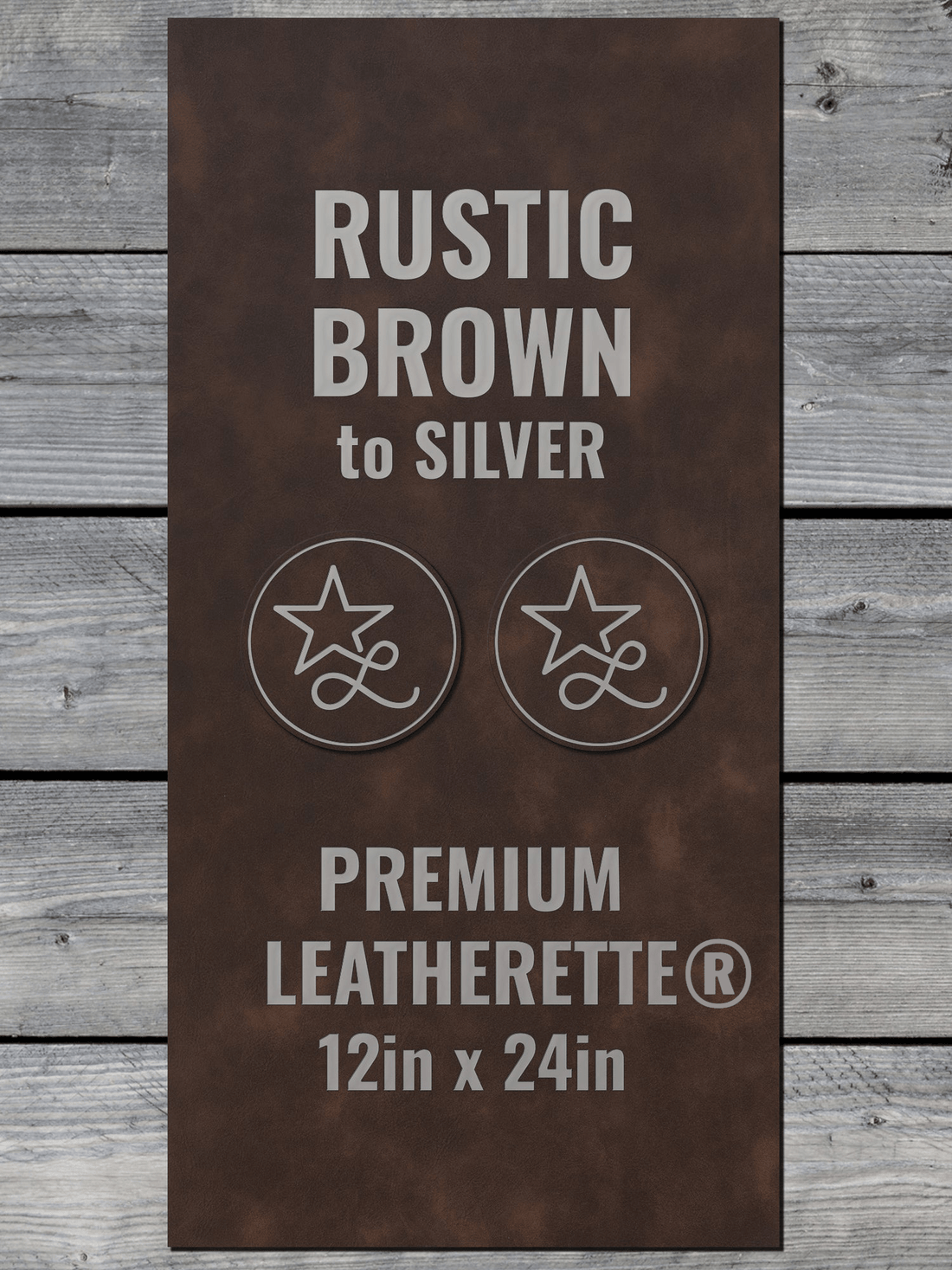 Rustic / Silver Durra-Bull Premium Leatherette® Sheets (12x24) – Lone ...