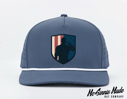 "Salute" UV Printed Patches - LoneStar Adhesive