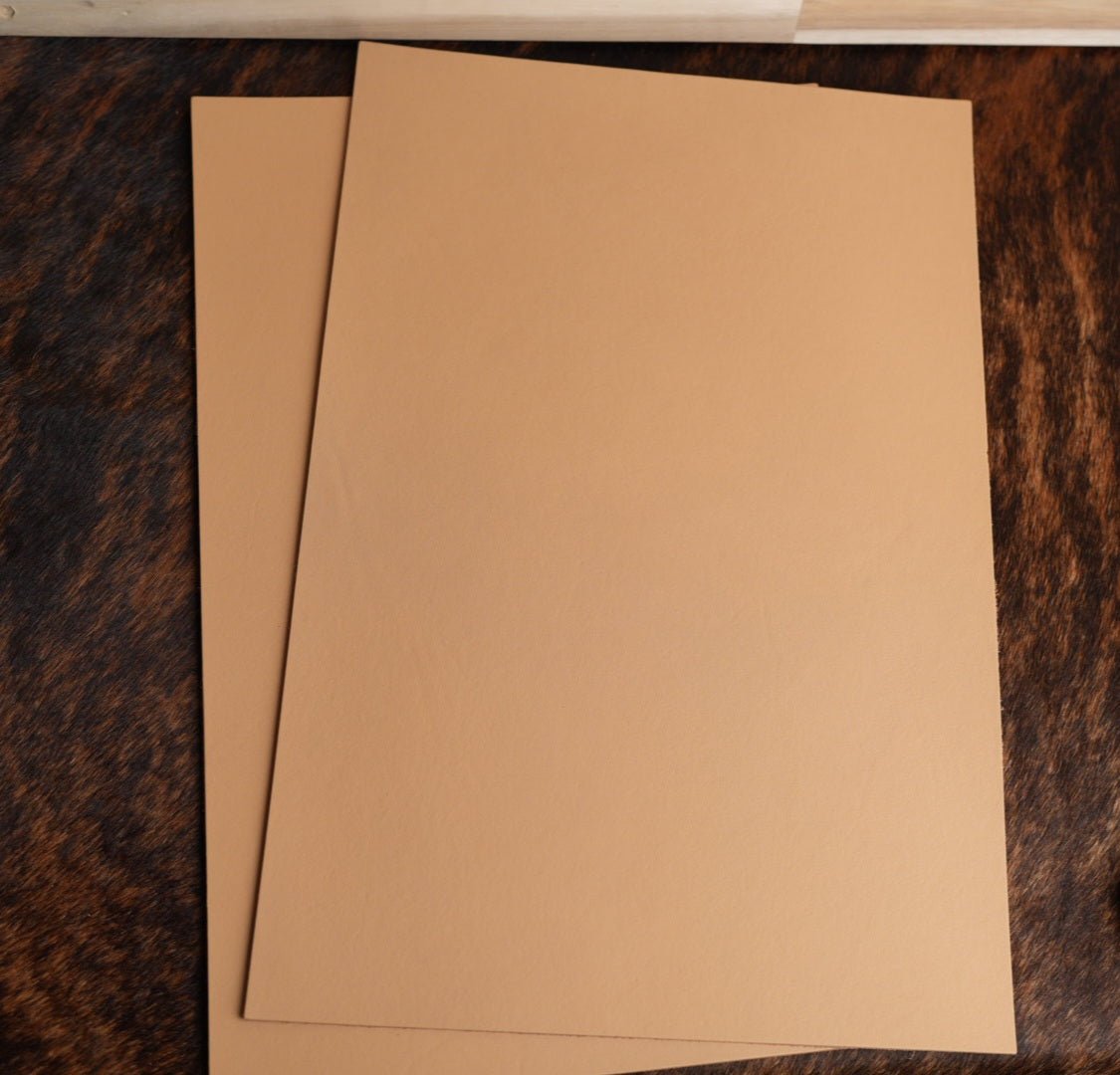 Second Run Jersey Tan Top - Grain Leather Panels (12x18) - LoneStar Adhesive