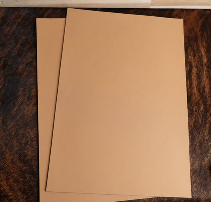 Second Run Jersey Tan Top - Grain Leather Panels (12x18) - LoneStar Adhesive