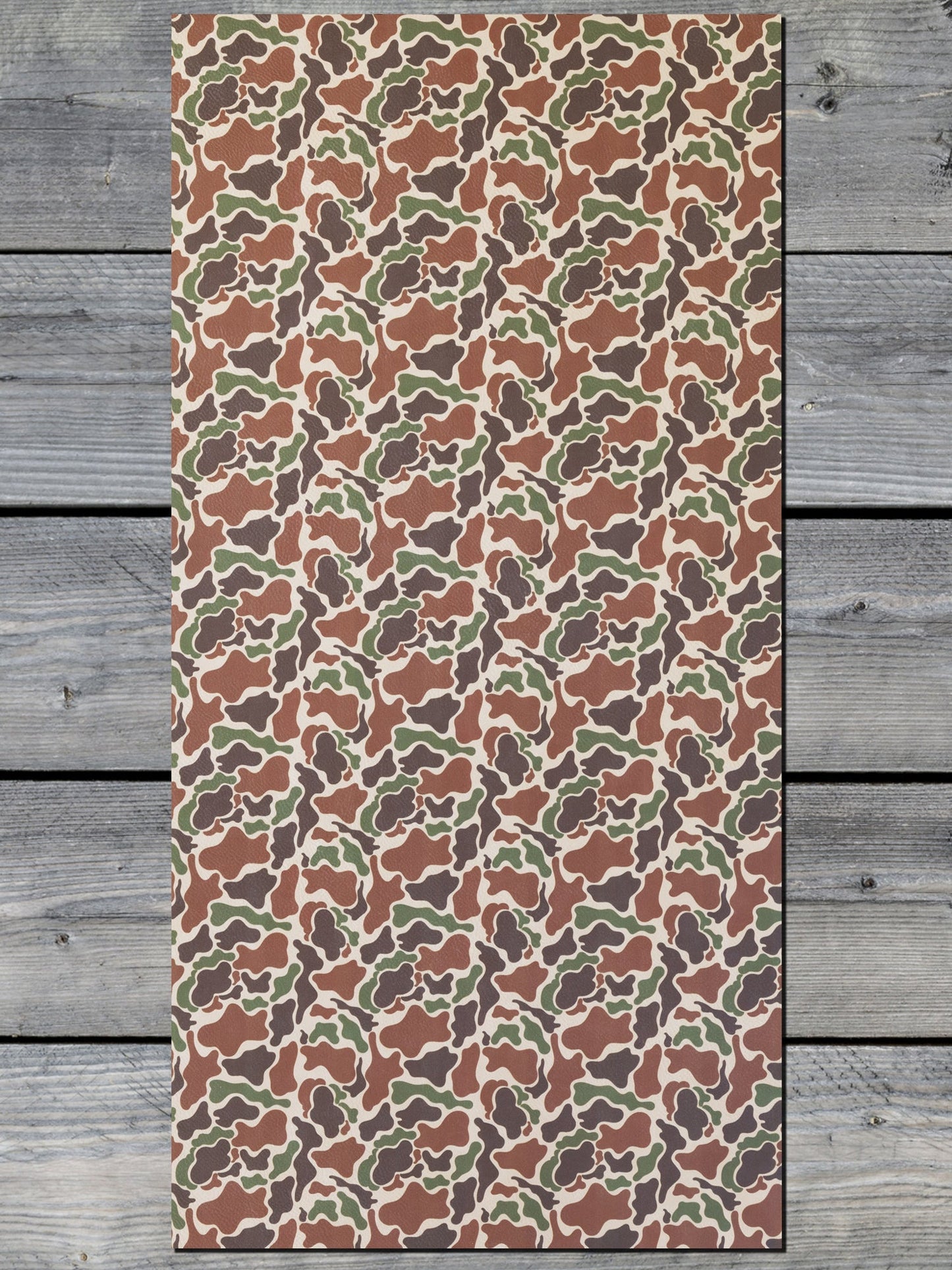 Self - Adhering Fowl Play Camo Durra - Bull Premium Leatherette™ Sheets - #LoneStar Adhesive#