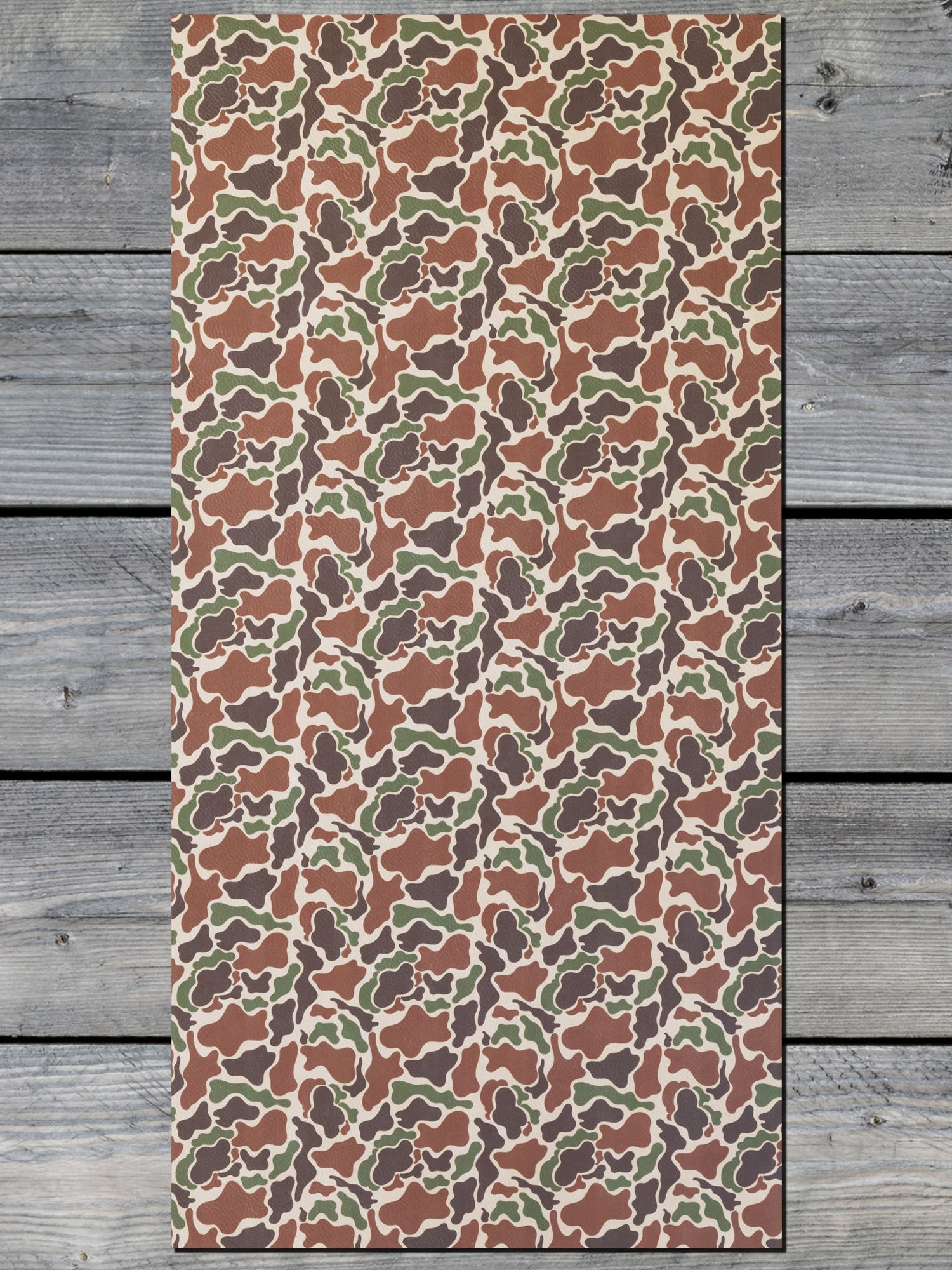 Self - Adhering Fowl Play Camo Durra - Bull Premium Leatherette™ Sheets - #LoneStar Adhesive#