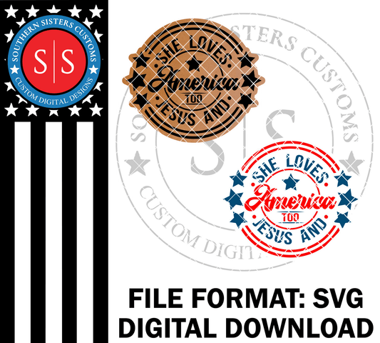 She loves Jesus ad America too - LoneStar Adhesive