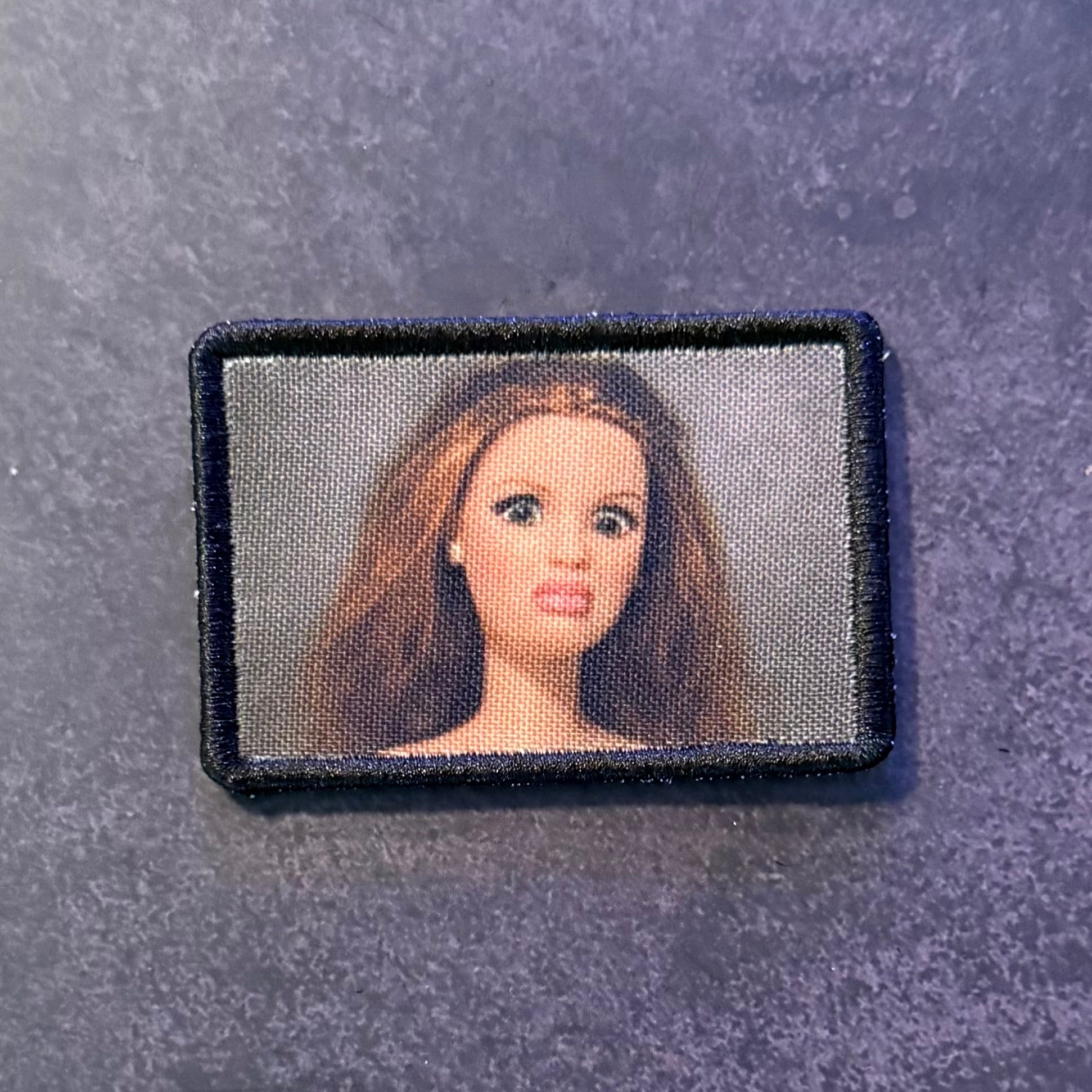 Shocked Doll Meme Funny Morale Patch | Made in USA | VELCRO® Brand Hook Backing - LoneStar Adhesive