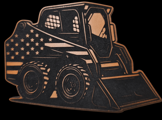 Skid Steer American Flag Digital File - LoneStar Adhesive
