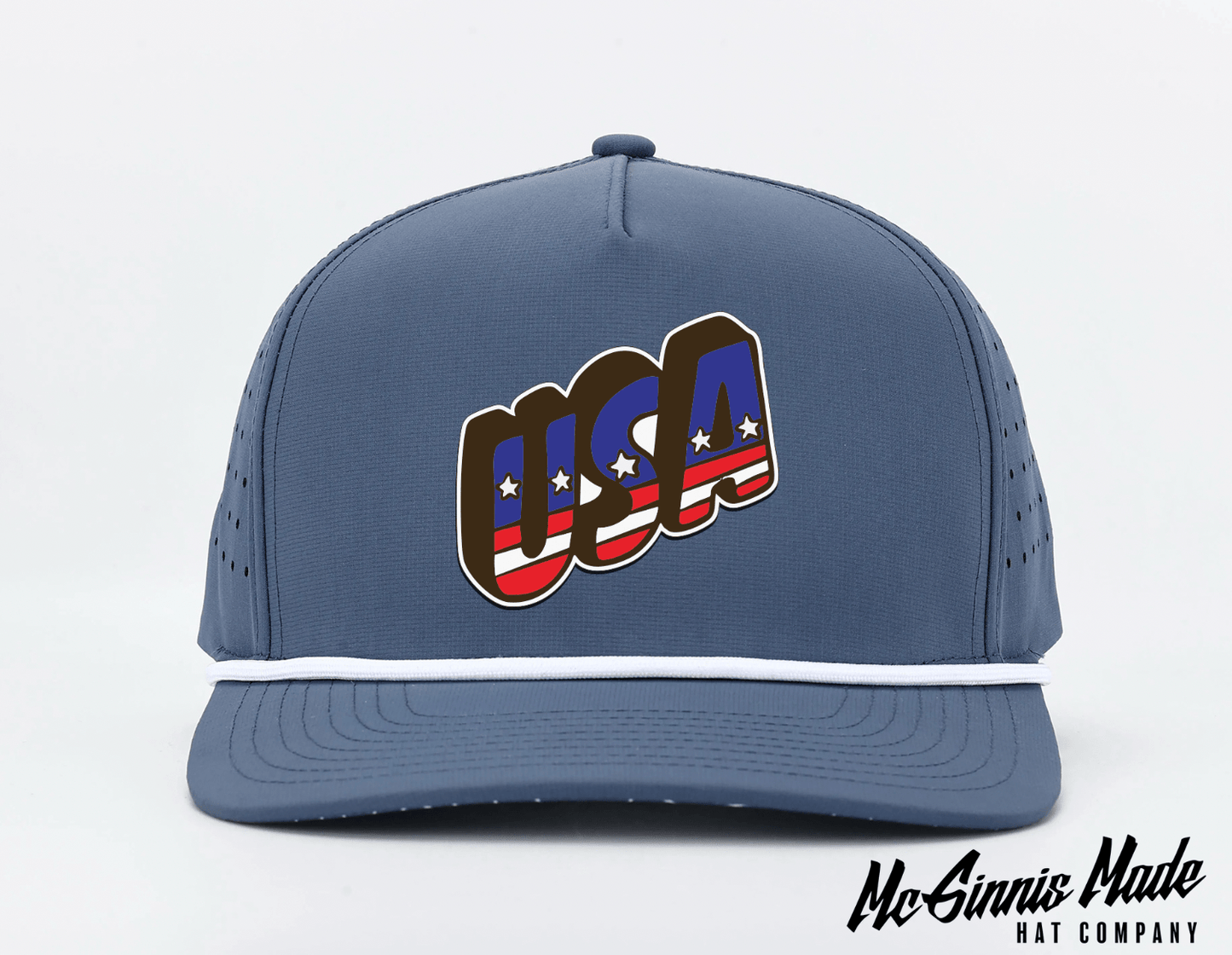 "SLANTED USA" UV Printed Patches - LoneStar Adhesive