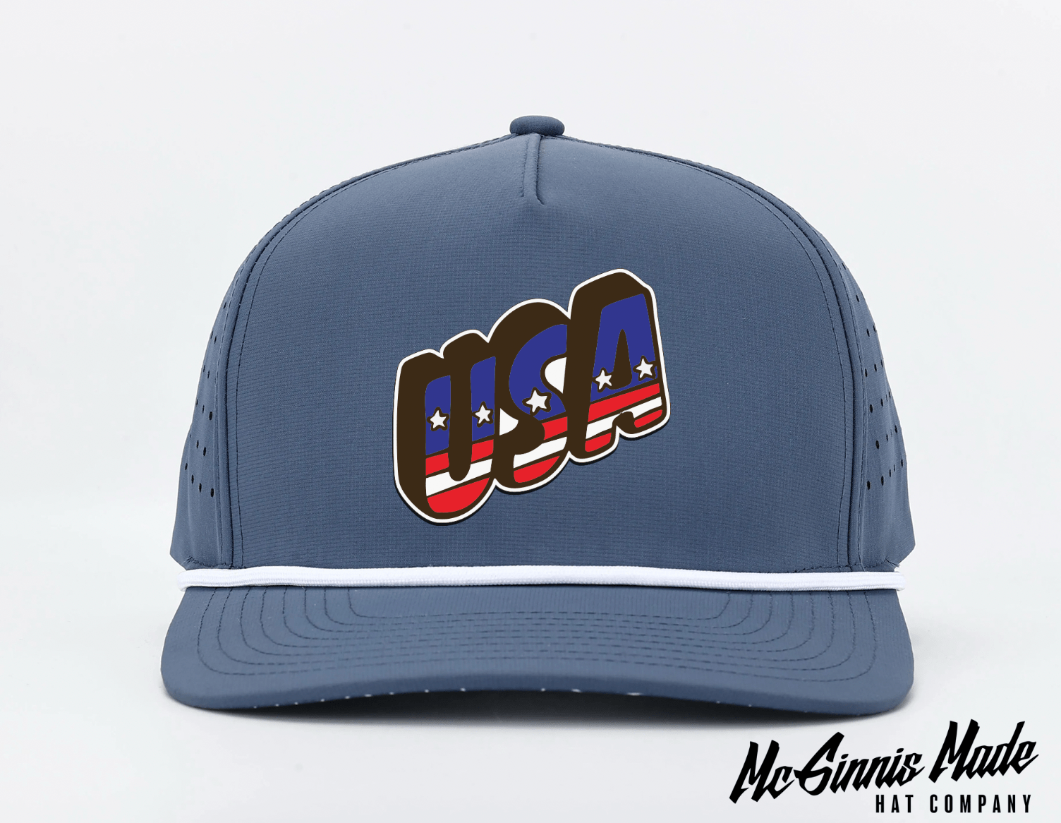 "SLANTED USA" UV Printed Patches - LoneStar Adhesive