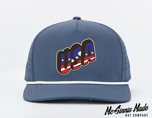 "SLANTED USA" UV Printed Patches - LoneStar Adhesive