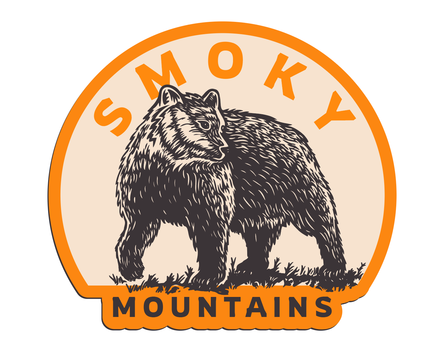 "Smoky Mountains" UV Printed Patches - LoneStar Adhesive