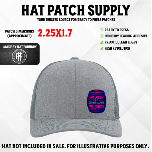 Smooth as Tennessee Whiskey – UV Printed Patch - LoneStar Adhesive