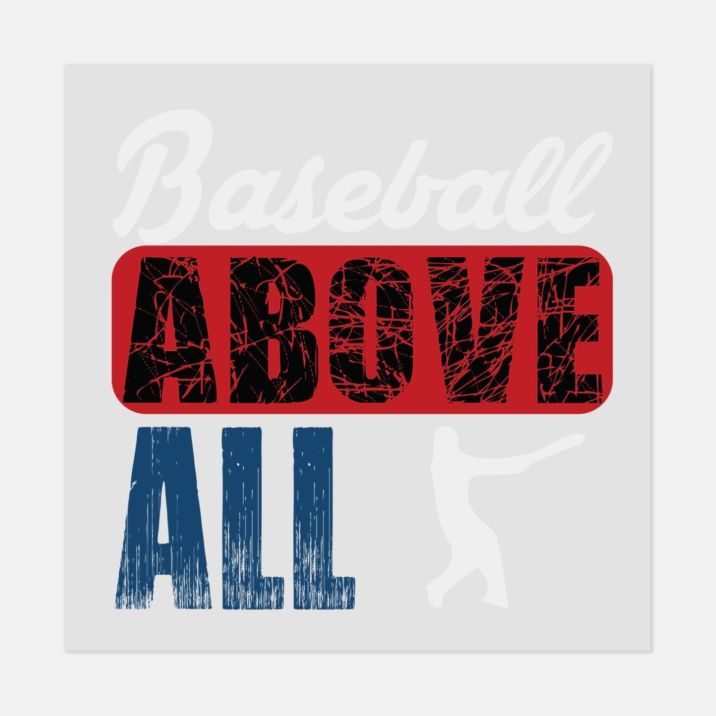 Sports - BASEBALL ABOVE ALL - #LoneStar Adhesive#