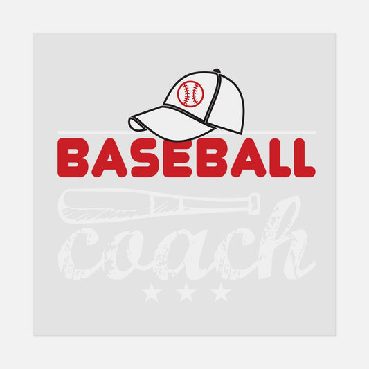 Sports - BASEBALL COACH - #LoneStar Adhesive#