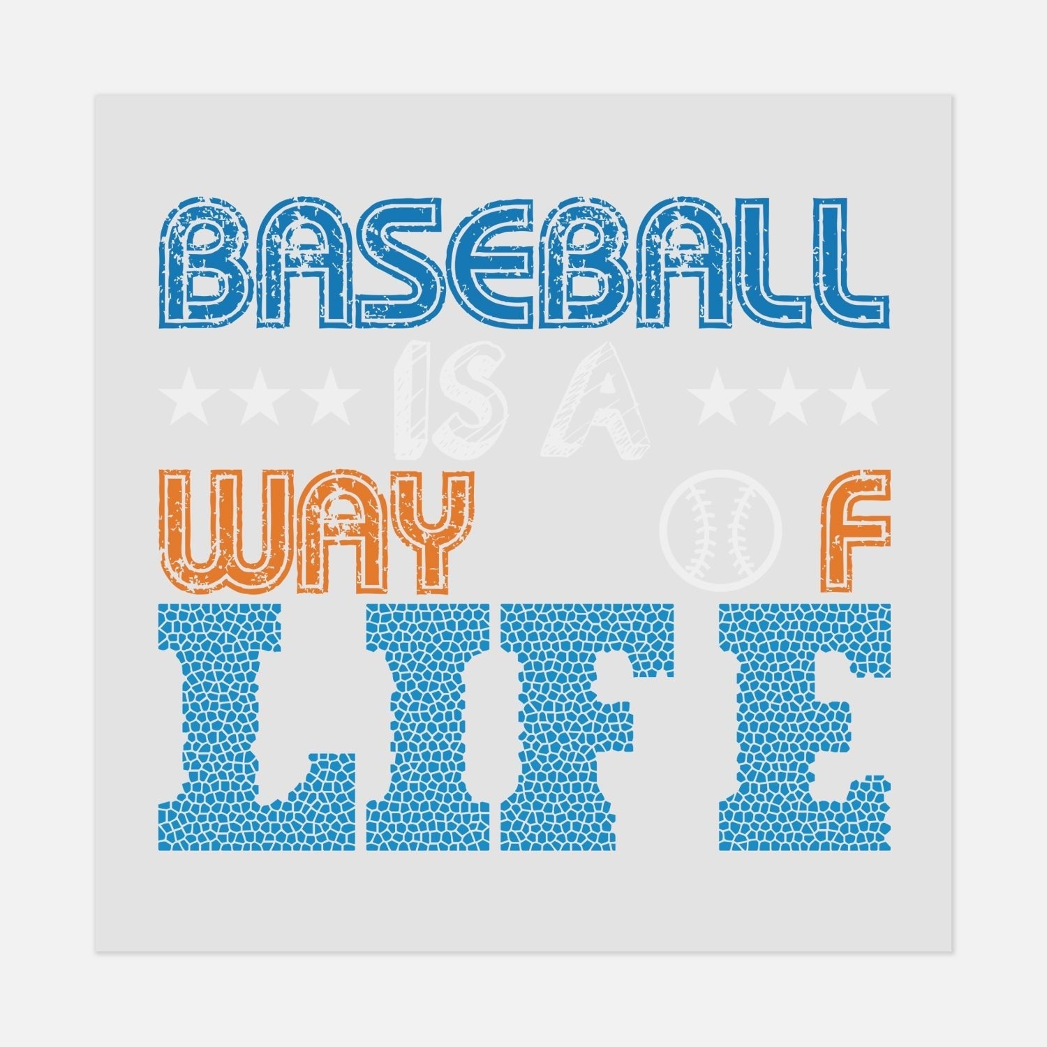 Sports - BASEBALL WAY OF LIFE - #LoneStar Adhesive#